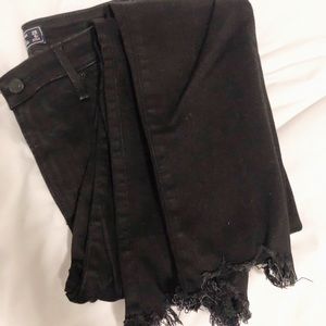 High Rise Super Skinny Ankle Jeans